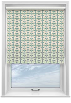 Orla Kiely Solid Stem, Duckegg - Twist&Fit Roller Blind